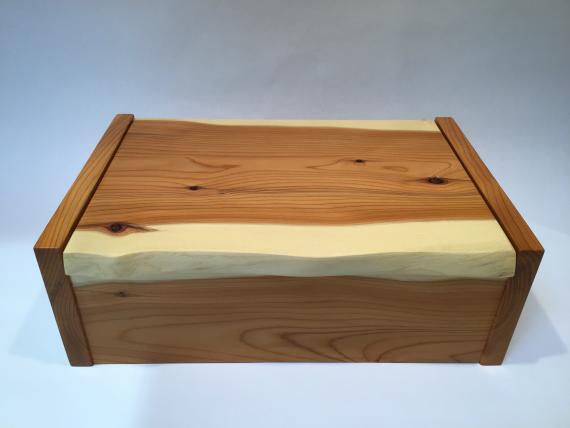 Solid Yew Desk Box