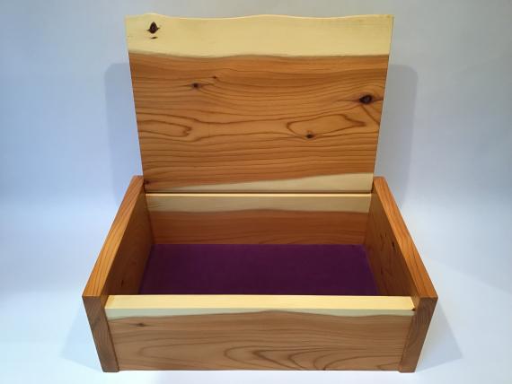 Picture of Solid Yew Desk Box