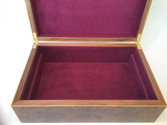 Picture of Walnut Burr Jewellery Box