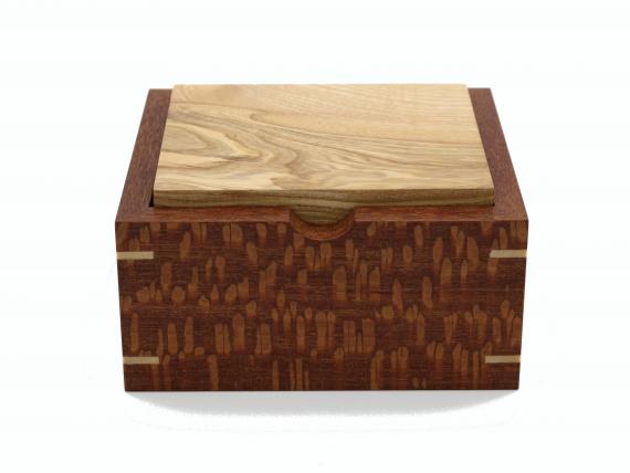 Picture of Leopardwood and Burr Ash Trinket box