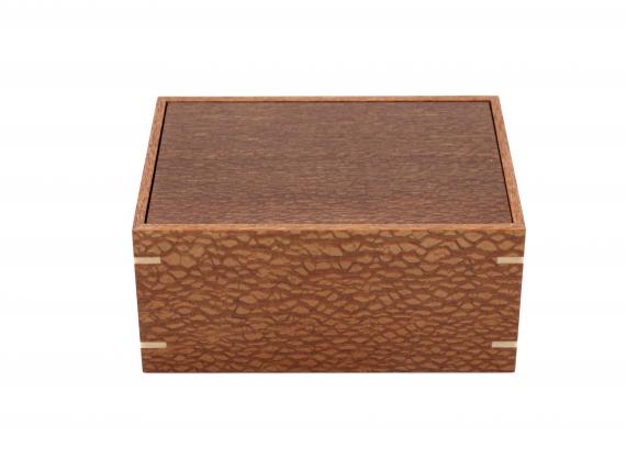 Leopardwood Pivot Lid Box