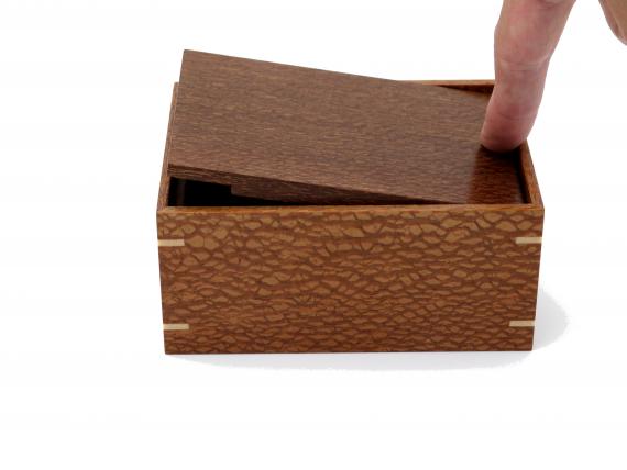 Picture of Leopardwood Pivot Lid Box