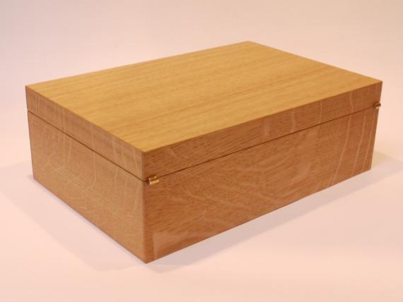 Picture of Plain Oak Desk Box