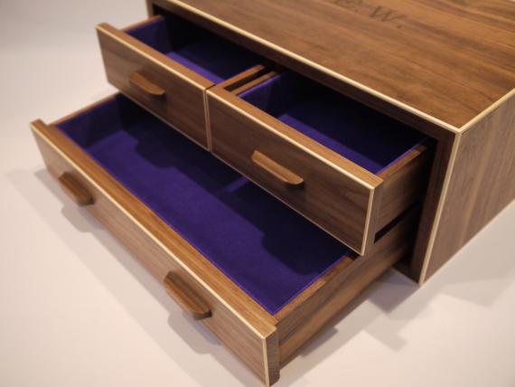 Picture of Black Walnut Jewellery Drawers