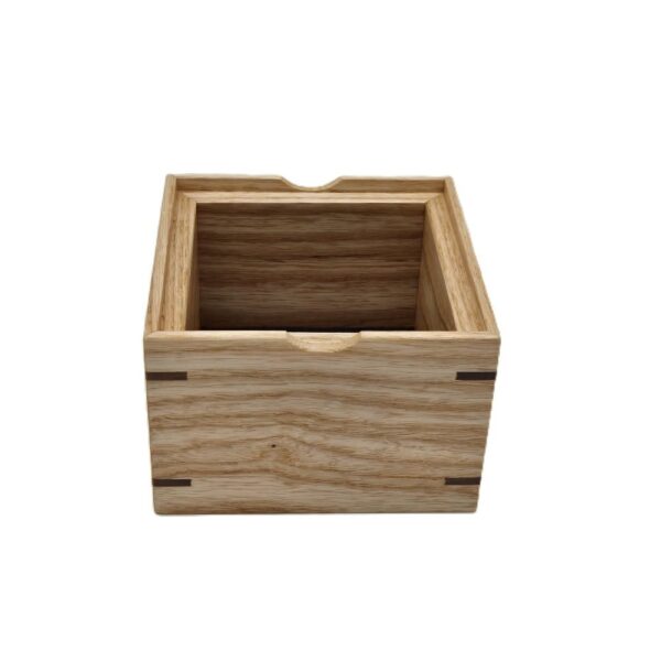 Ash trinket box burr walnut lid ian brodie 03