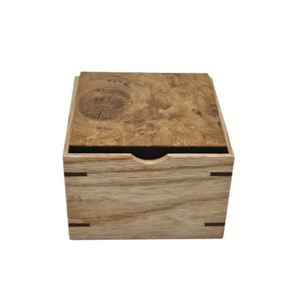 Ash trinket box with oak lid ian brodie 02