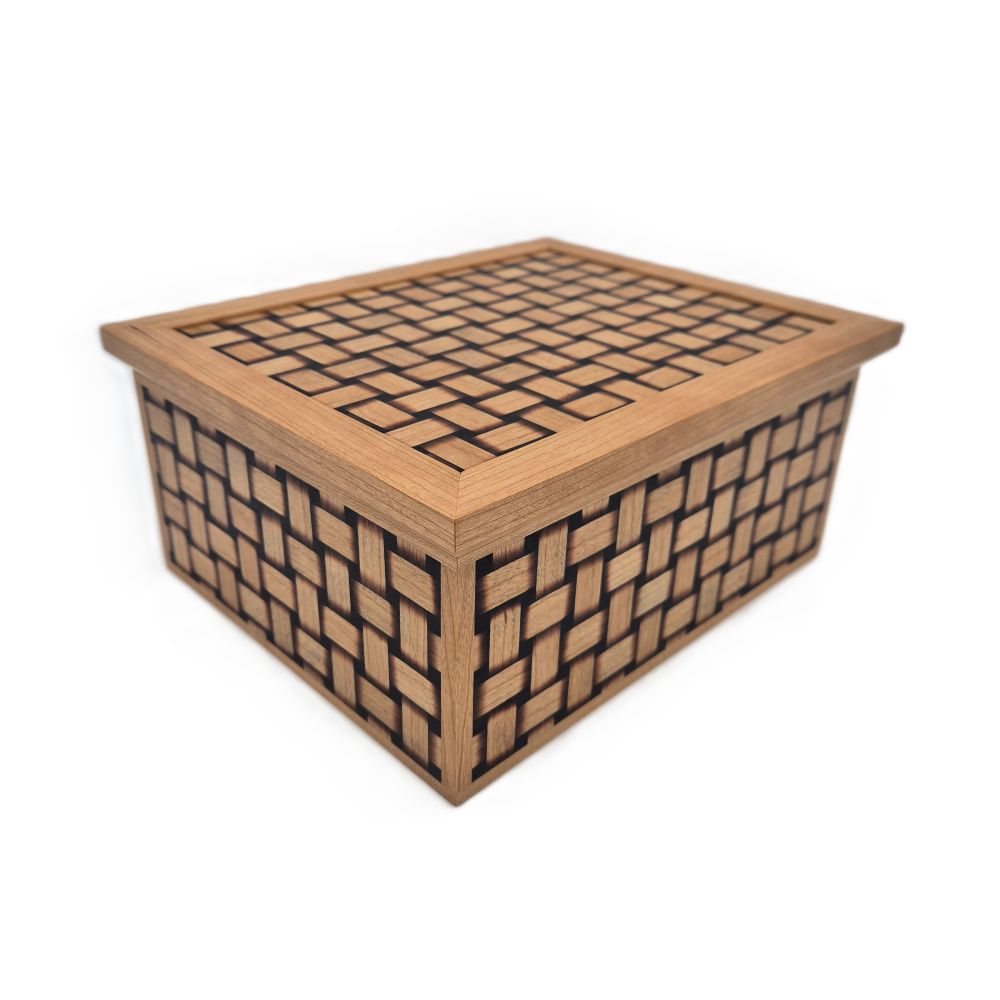 Basketweave keepsake box ian brodie
