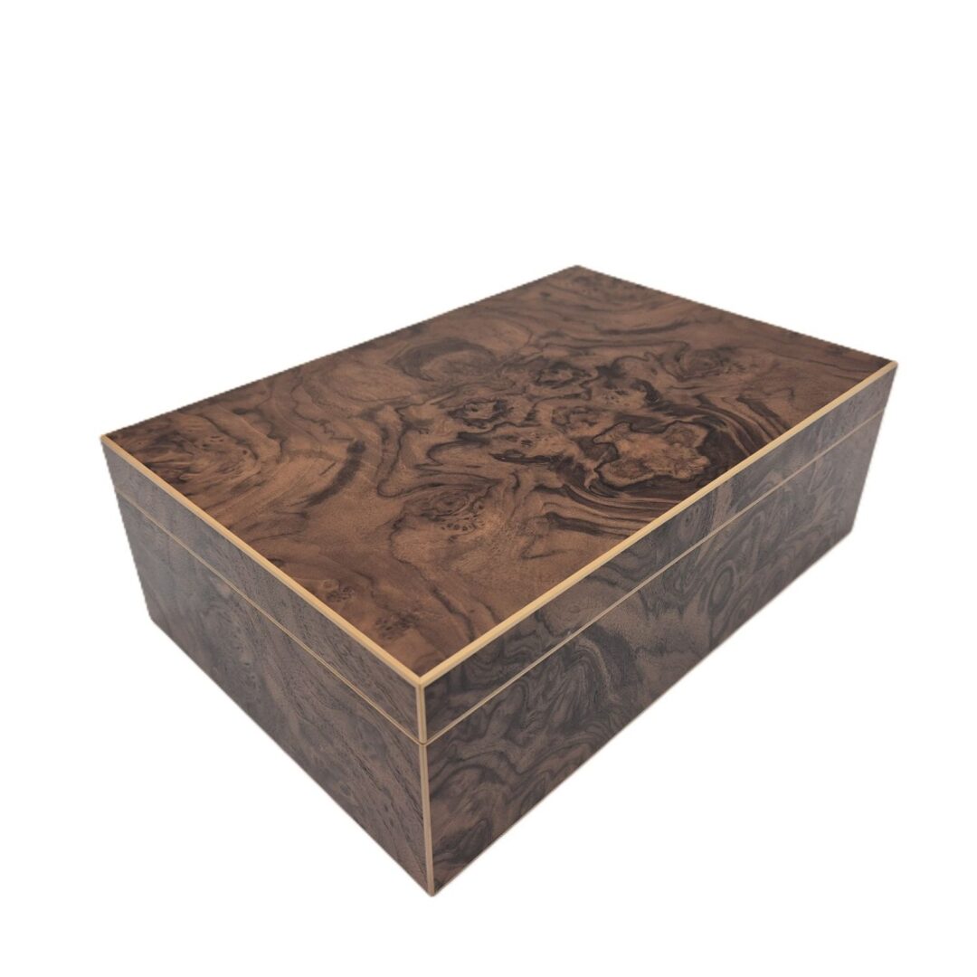 Burr walnut jewellery box ian brodie