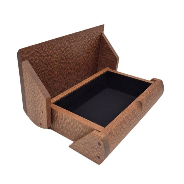Curved desk box leopardwood ian brodie 04