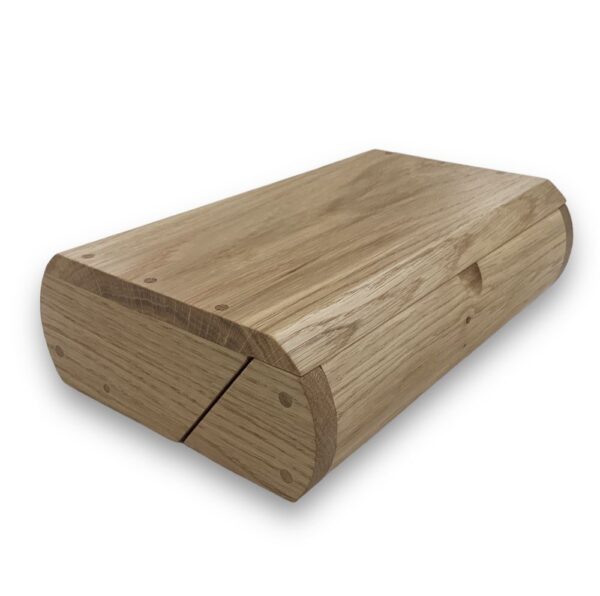 Curved desk box oak ian brodie 01