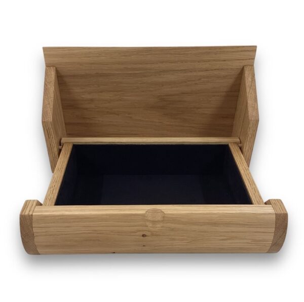 Curved desk box oak ian brodie 03