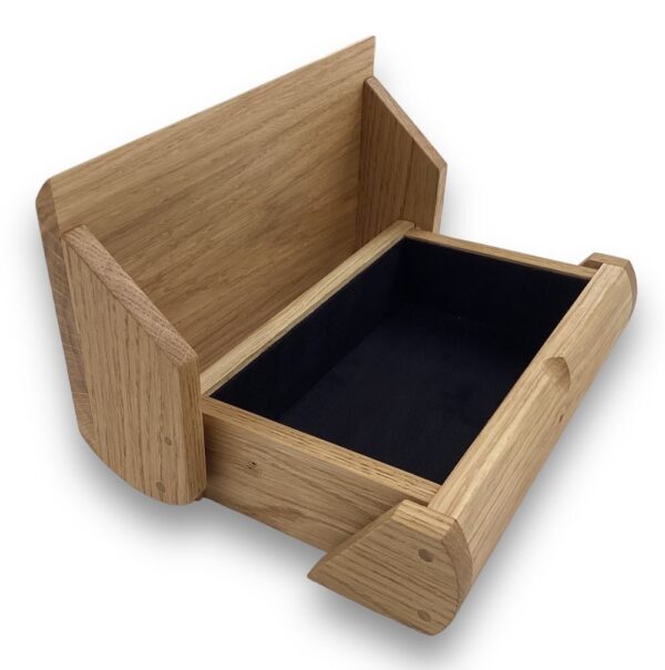 Curved desk box oak ian brodie 04