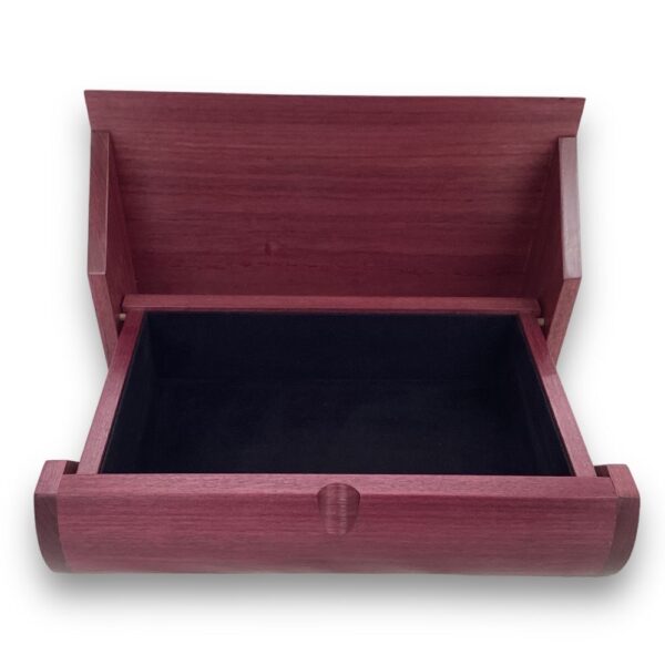 Curved desk box purpleheart ian brodie 03
