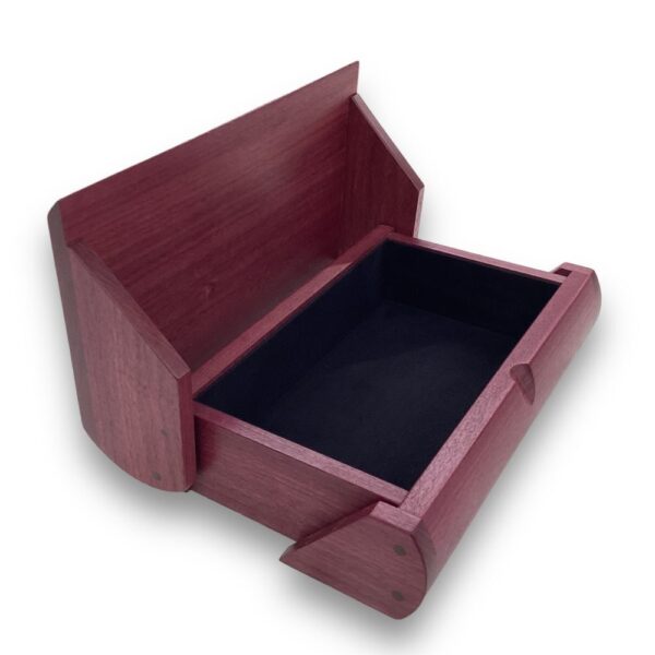 Curved desk box purpleheart ian brodie 04