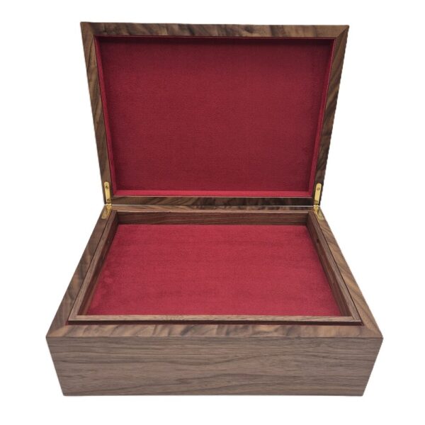 Document box burr walnut lid ian brodie 03