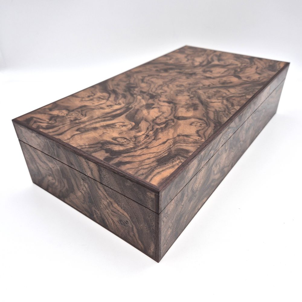 Eight watch box burr walnut ian brodie