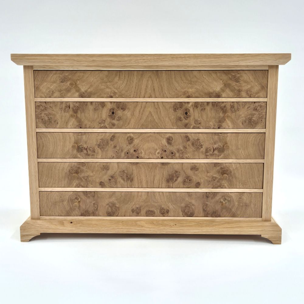 Five drawer chest oak ian brodie