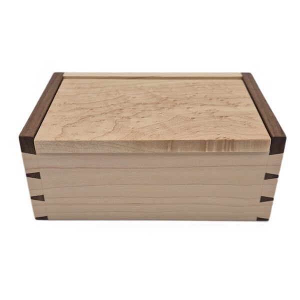 Maple and black walnut keepsake box ian brodie 02