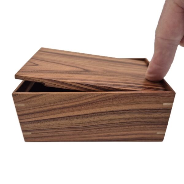 Pivot lid trinket box rosewood ian brodie 02