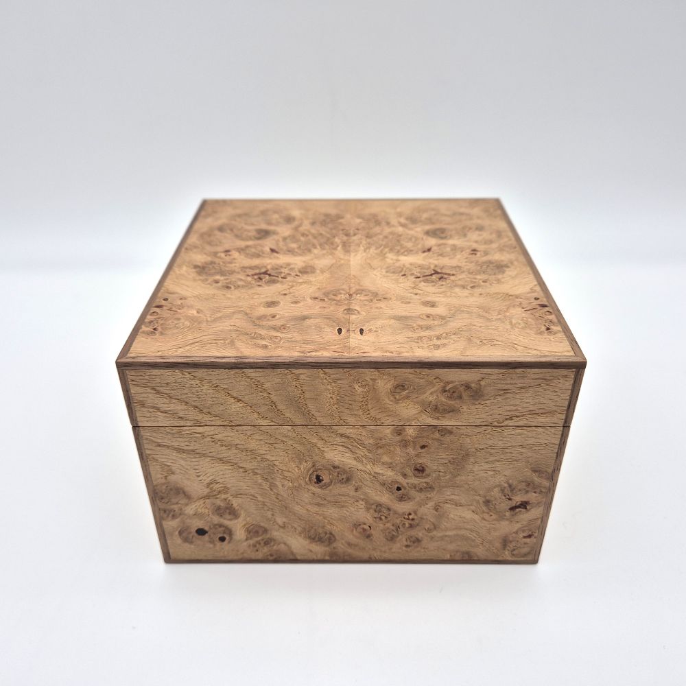 Single watch box burr oak ian brodie