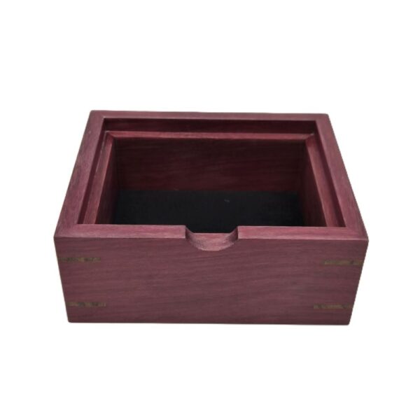 Solid mitred purpleheart trinket box ian brodie 03