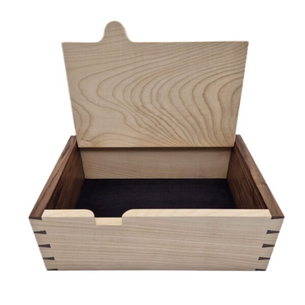 Sycamore and walnut desk box ian brodie 03